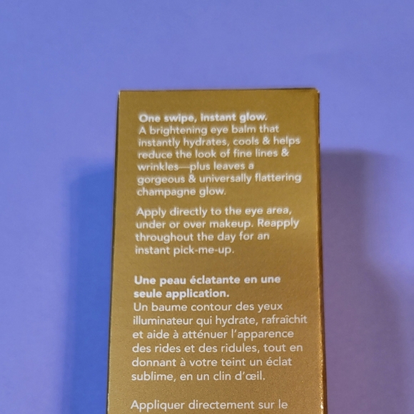 Tula Skincare Gold Glow & Get It Cooling & Brightening Eye Balm, 10g, NIB - Picture 8 of 8